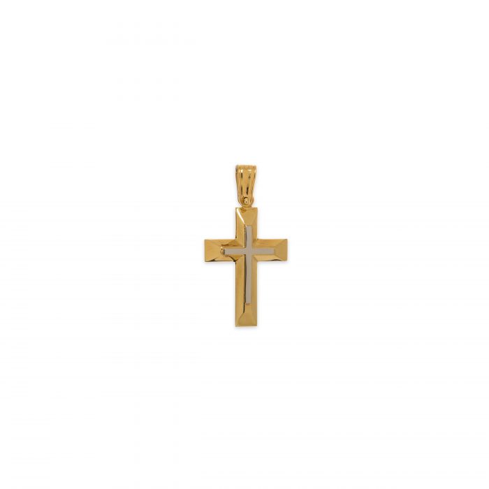 Χρυσός σταυρός Κ14-1000 -κοσμήματα μαμόγλου αθήνα