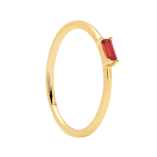 Ασημένιο επιχρυσωμένο δαχτυλίδι cherry amani ring -a-κοσμήματα Μαμόγλου