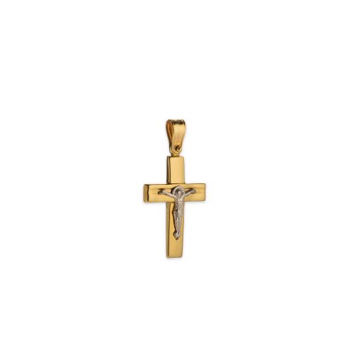 Χρυσός σταυρός Κ14-1002-κοσμήματα μαμόγλου αθήνα