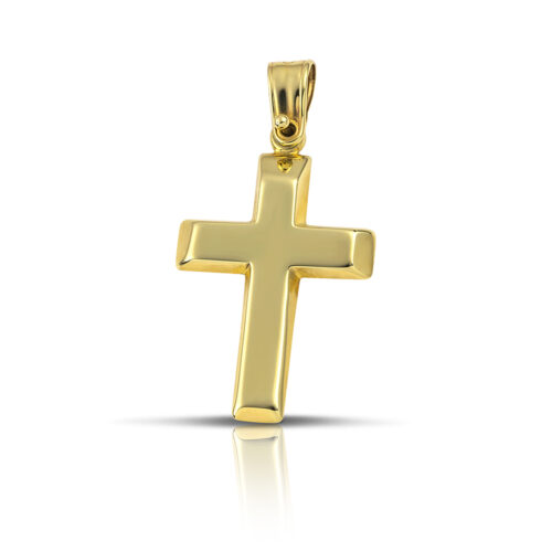 Χρυσός σταυρός Κ14-101-κοσμήματα μαμόγλου αθήνα