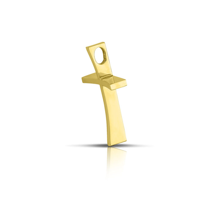 Χρυσός σταυρός Κ14 με κούρμπα μεγάλος γ-κοσμήματα μαμόγλου αθήνα