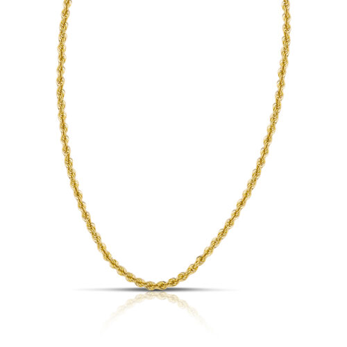 Χρυσή αλυσίδα στριφτή λεπτή Κ14-90-κοσμήματα μαμόγλου Αθήνα