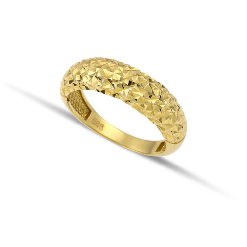 Χρυσό δαχτυλίδι διαμανταρισμένο Κ14-99-κοσμήματα μαμόγλου Αθήνα